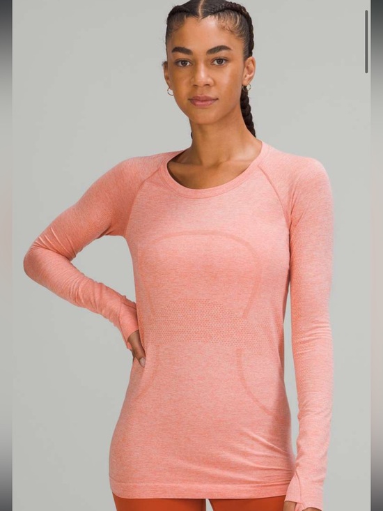 lululemon athletica Tops - #218 Lululemon Swiftly Tech Long Sleeve 2.0 Pink Savannah Pink Mist Running Shir